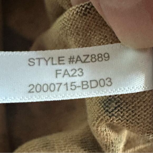 J Crew Cheetah Teddie Sweater AZ889 NWT Tan Black 2023 Size XS Animal Print - Picture 10 of 14